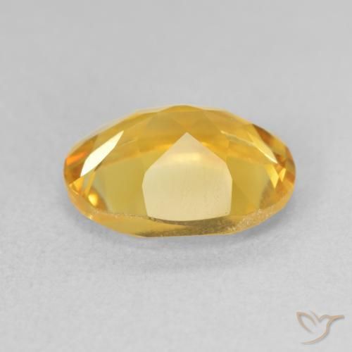 9,17 ctw natürlicher gold-orange Citrin, Oval, VS