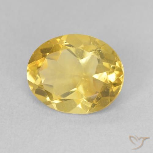 9,17 ctw natürlicher gold-orange Citrin, Oval, VS