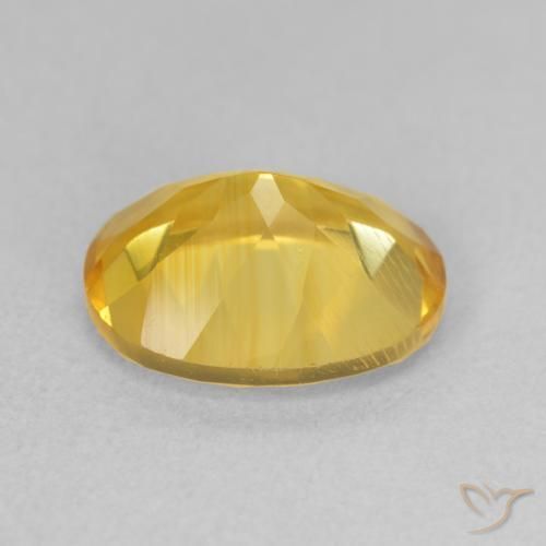 9,17 ctw natürlicher Mittelgold Citrin, Oval, VS