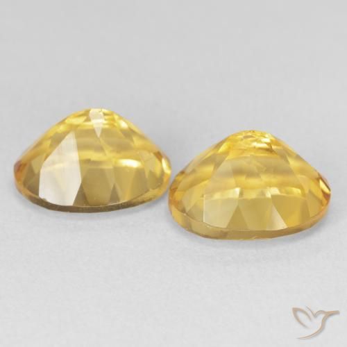 7.20 ct natürliche Golden Citrin-Edelsteine, Oval, VVS-VS