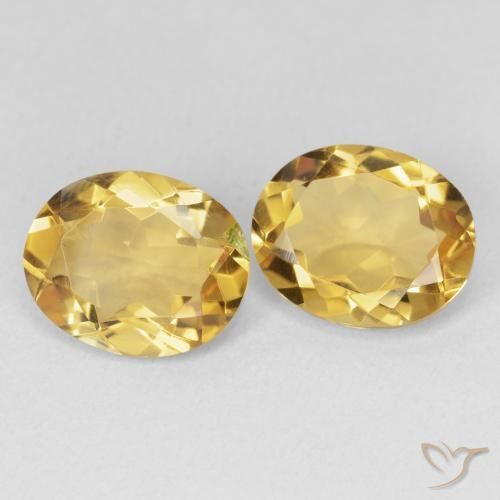 5.86 ct natürliche Golden Citrin-Edelsteine, Oval, VS