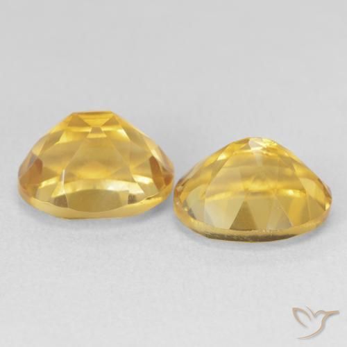 8.32 ct natürliche Golden Citrin-Edelsteine, Oval, VVS-VS