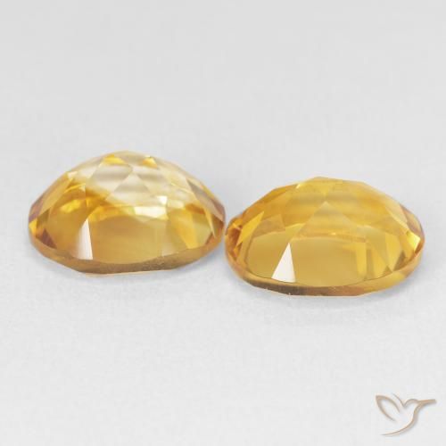 6.88 ct natürliche Golden Citrin-Edelsteine, Oval, VVS-VS