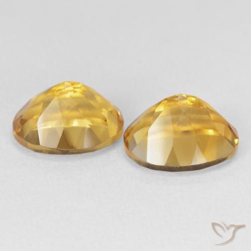 7.40 ct natürliche Golden Citrin-Edelsteine, Oval, VVS-VS