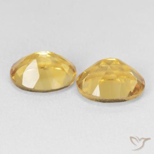 6.74 ct natürliche Golden Citrin-Edelsteine, Oval, VVS-VS