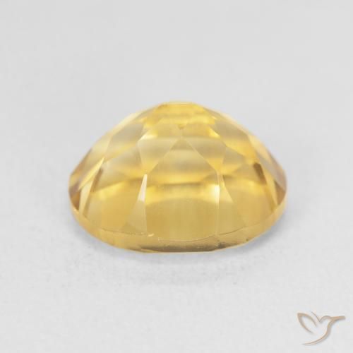 9,17 ctw natürlicher Mittelgold Citrin, Oval, VVS