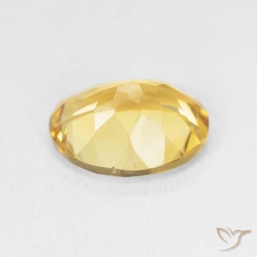 9,17 ctw natürlicher Mittelgold Citrin, Oval, VVS