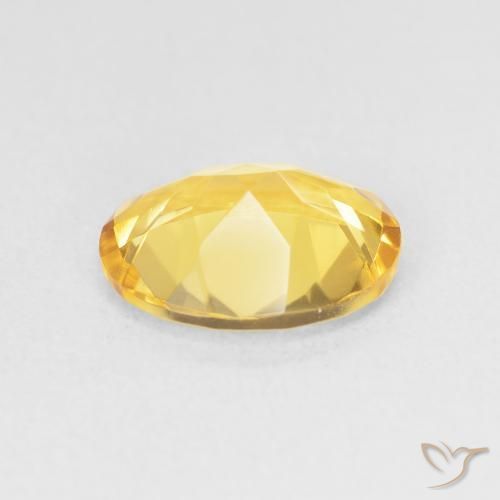 9,17 ctw natürlicher Golden Citrin, Oval, VVS
