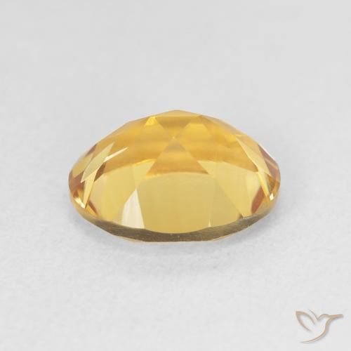 9,17 ctw natürlicher Dunkelgolden Citrin, Oval, VVS