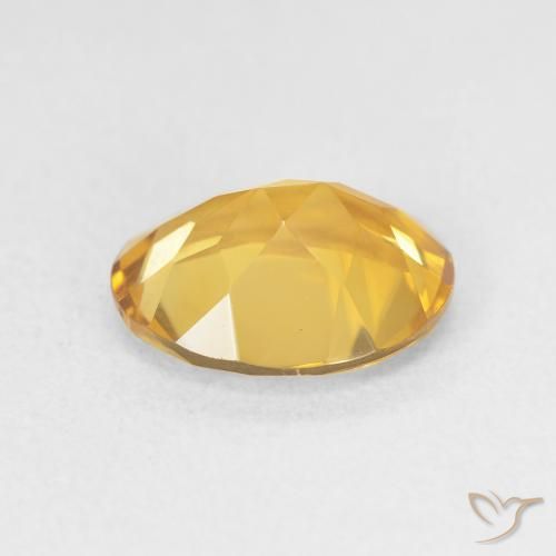 9,17 ctw natürlicher Golden Citrin, Oval, VVS