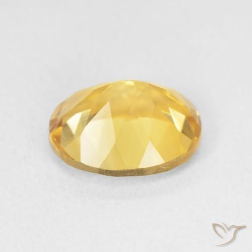 9,17 ctw natürlicher Golden Citrin, Oval, VVS