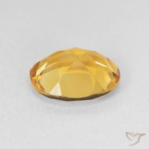 9,17 ctw natürlicher Golden Citrin, Oval, VVS