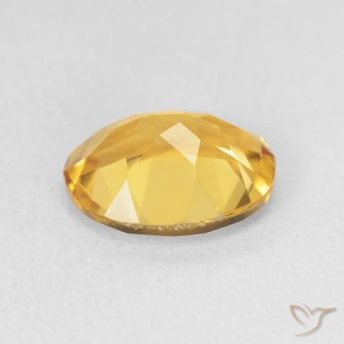 9,17 ctw natürlicher Golden Citrin, Oval, VVS