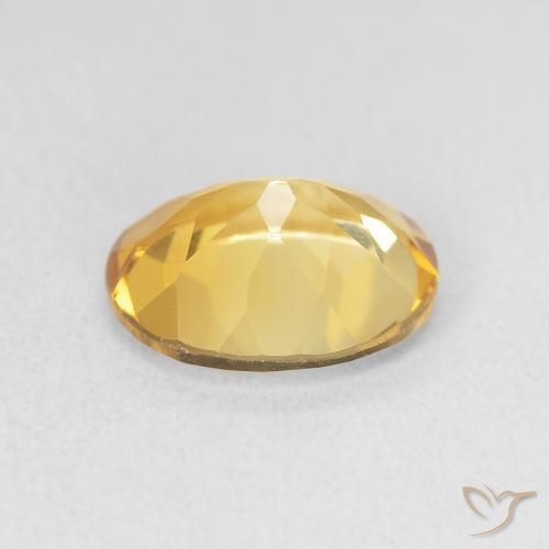 9,17 ctw natürlicher Tiefes Gold Citrin, Oval, VS