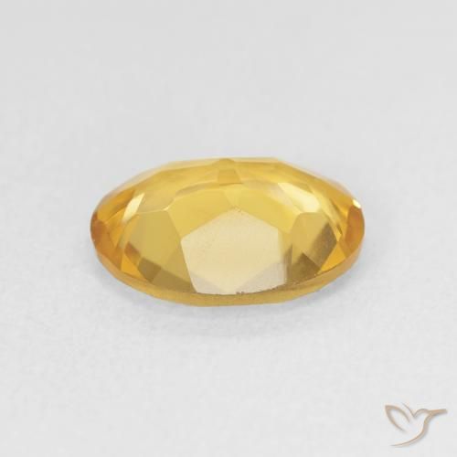 9,17 ctw natürlicher Helles Gold Citrin, Oval, VS
