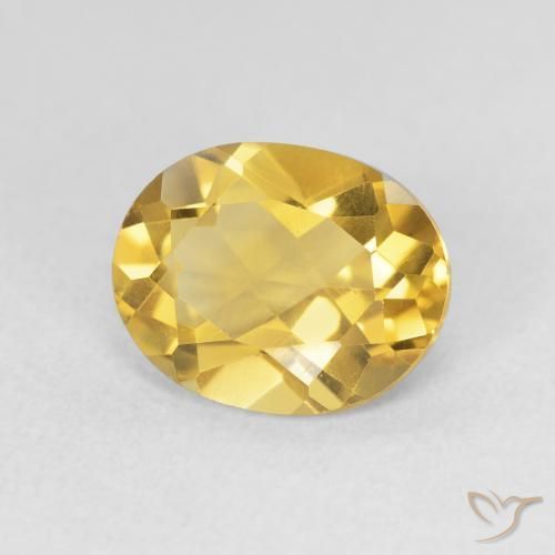 9,17 ctw natürlicher Tiefes Gold Citrin, Oval, VS