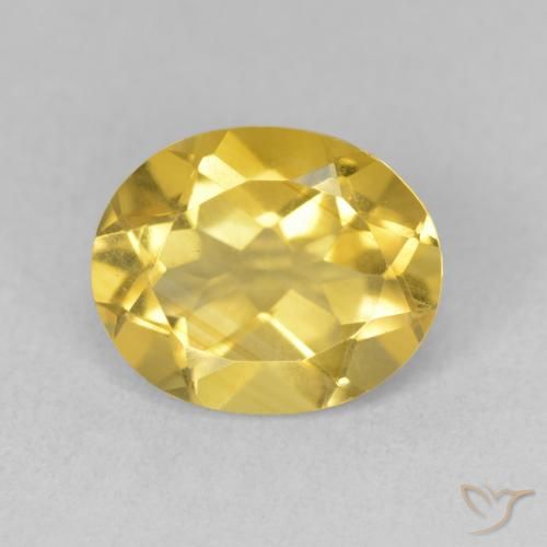 3.06ct Natürlicher gold-orange Citrin, Oval, VVS-VS
