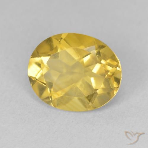 9,17 ctw natürlicher gold-orange Citrin, Oval, VVS-VS