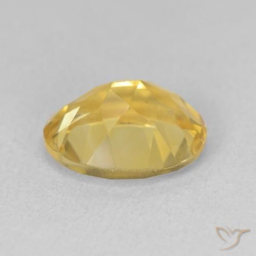 9,17 ctw natürlicher Tiefes Gold Citrin, Oval, VVS-VS