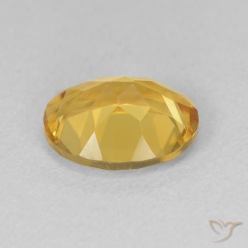 9,17 ctw natürlicher Golden Citrin, Oval, VVS-VS