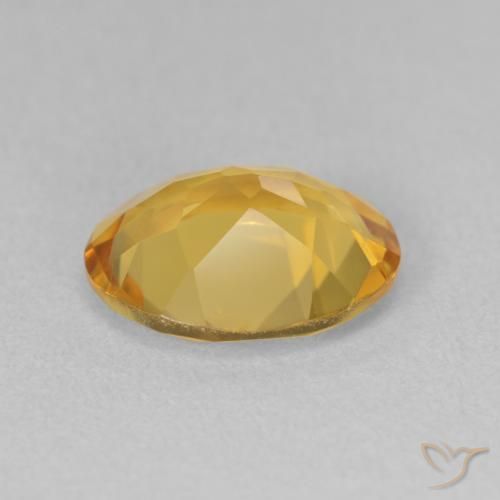 9,17 ctw natürlicher Mittelgold Citrin, Oval, VVS-VS