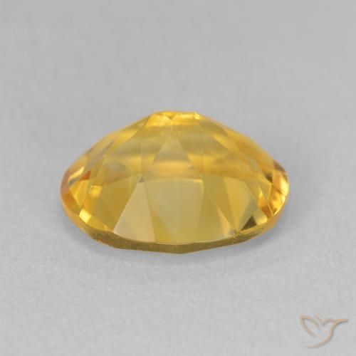 9,17 ctw natürlicher Golden Citrin, Oval, VVS
