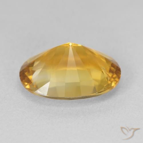 9,17 ctw natürlicher Medium Light-Golden Citrin, Oval, VVS-VS