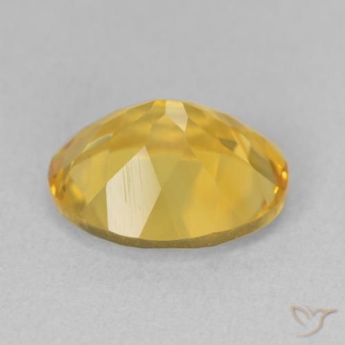 9,17 ctw natürlicher gold-orange Citrin, Oval, VS