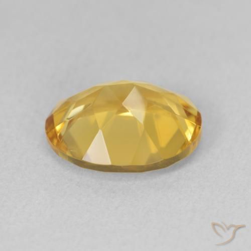 9,17 ctw natürlicher Golden Citrin, Oval, VS