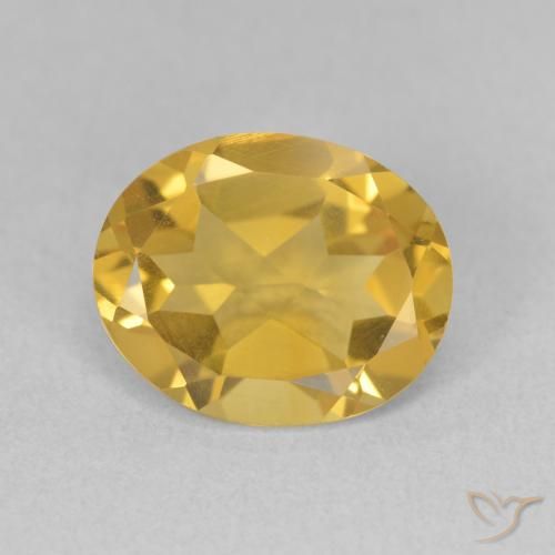2.95ct Natürlicher Golden Citrin, Oval, VS
