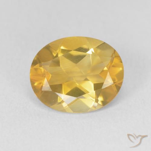 3.11ct Natürlicher Golden Citrin, Oval, VVS-VS