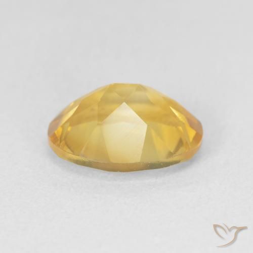 9,17 ctw natürlicher Golden Citrin, Oval, VVS-VS