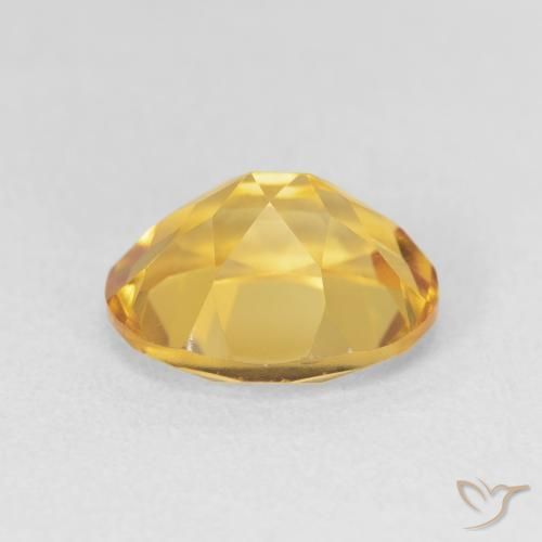 9,17 ctw natürlicher Golden Citrin, Oval, VVS-VS