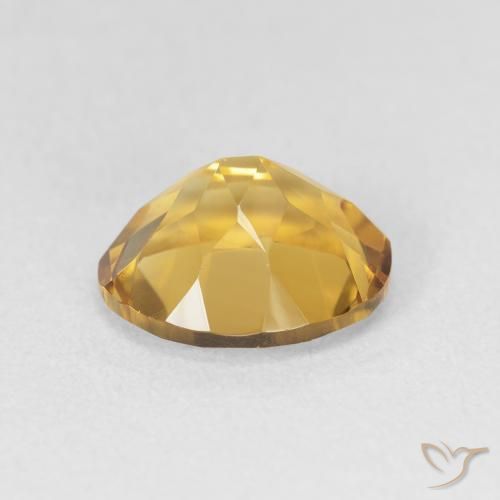 9,17 ctw natürlicher Orange-Gold Citrin, Oval, VVS-VS