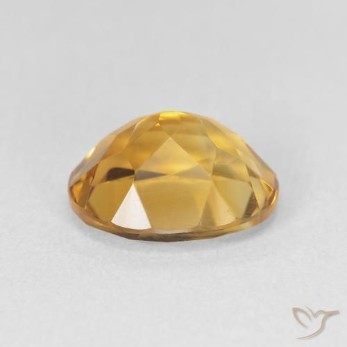 9,17 ctw natürlicher Mittel Orange-Gold Citrin, Oval, VVS-VS