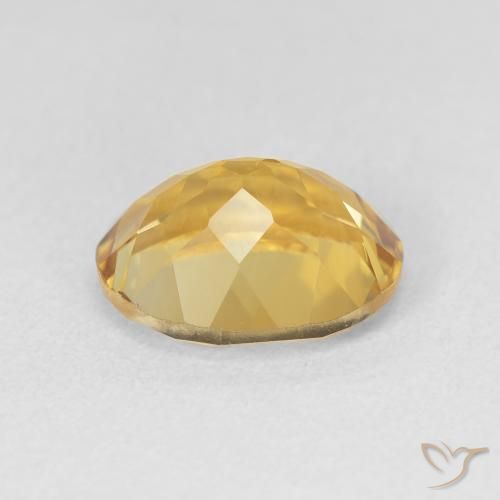 9,17 ctw natürlicher Tiefes Gold Citrin, Oval, VVS-VS