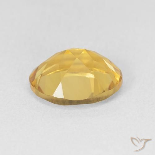 9,17 ctw natürlicher Mittelgold Citrin, Oval, VVS-VS