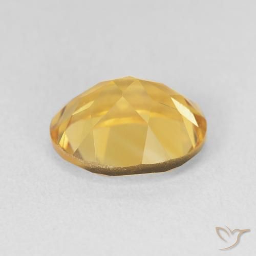 9,17 ctw natürlicher Tiefes Gold Citrin, Oval, VVS-VS
