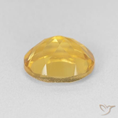 9,17 ctw natürlicher gold-orange Citrin, Oval, VVS-VS