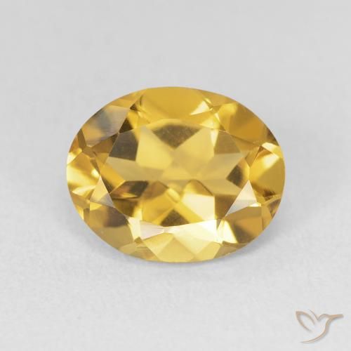 3.11ct Natürlicher Golden Citrin, Oval, VVS-VS
