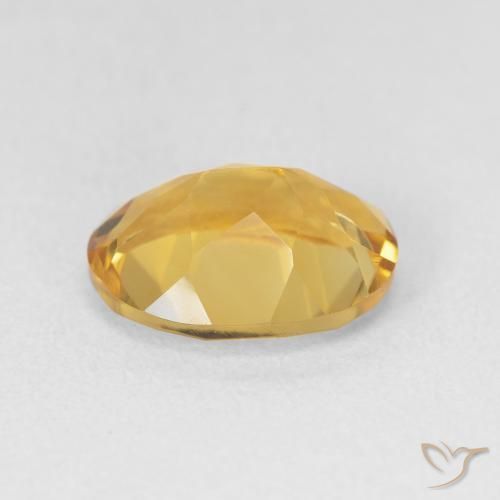 9,17 ctw natürlicher Medium Light-Golden Citrin, Oval, VVS-VS