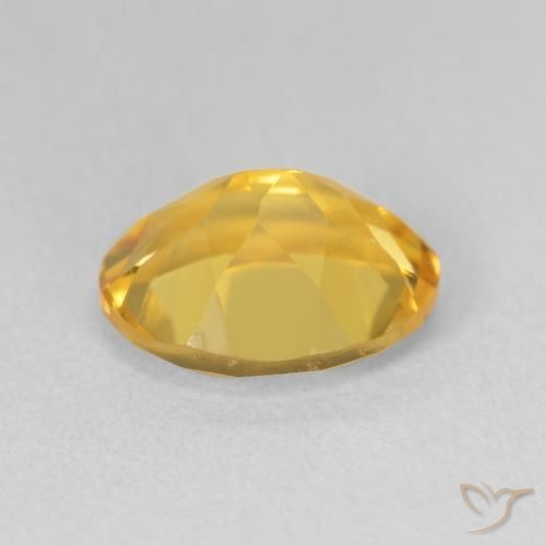 9,17 ctw natürlicher Golden Citrin, Oval, VVS-VS