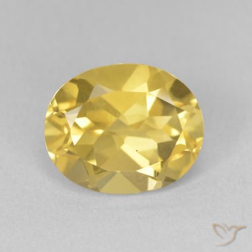 3.26ct Natürlicher gold-orange Citrin, Oval, VVS-VS