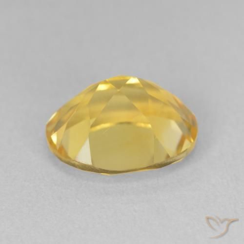9,17 ctw natürlicher gold-orange Citrin, Oval, VVS-VS