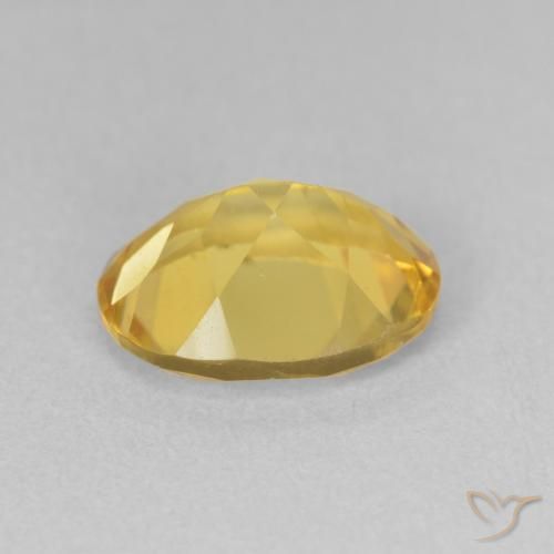 9,17 ctw natürlicher gold-orange Citrin, Oval, VVS-VS