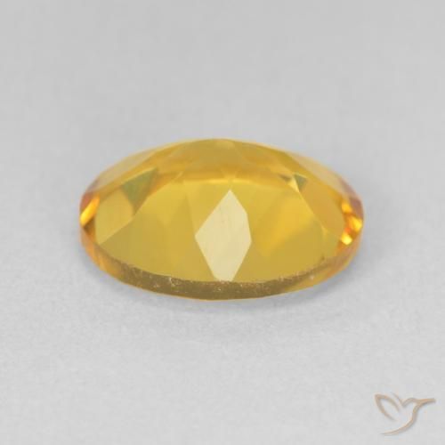 9,17 ctw natürlicher Helles Gold Citrin, Oval, VVS-VS