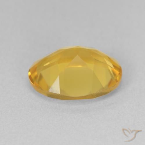 9,17 ctw natürlicher Mittelgold Citrin, Oval, VVS-VS