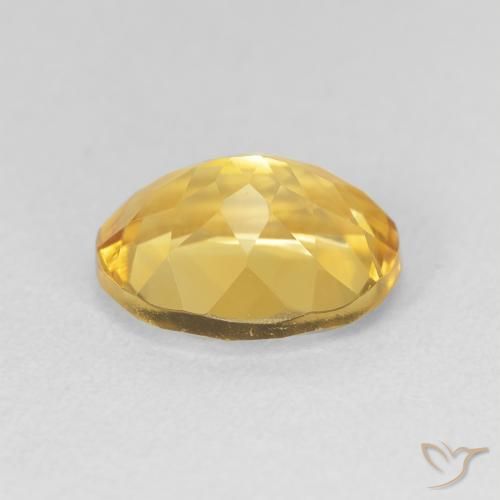 9,17 ctw natürlicher Tiefes Gold Citrin, Oval, VVS
