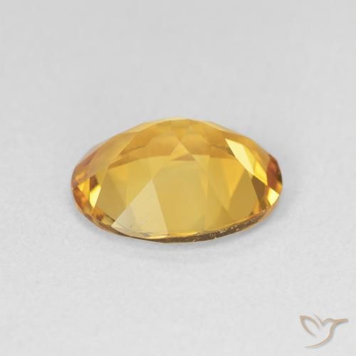9,17 ctw natürlicher Golden Citrin, Oval, VVS