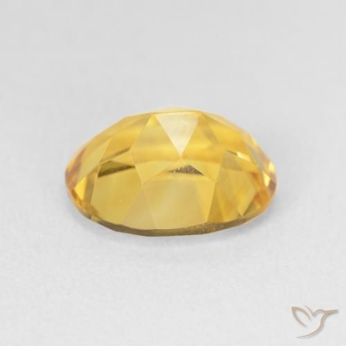 9,17 ctw natürlicher Tiefes Gold Citrin, Oval, VVS